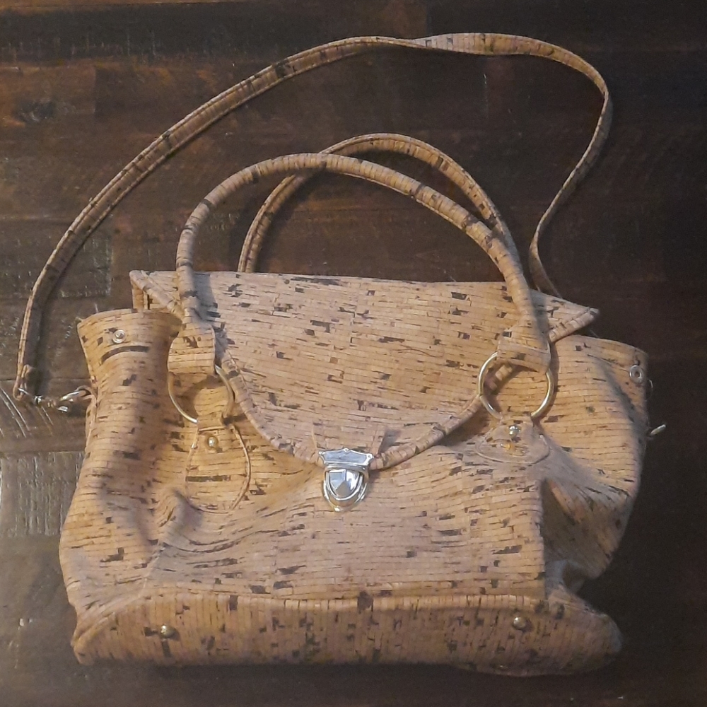 Faux Wood purse